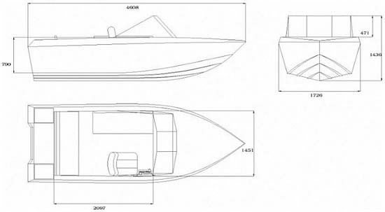 Чертежи моторной лодки